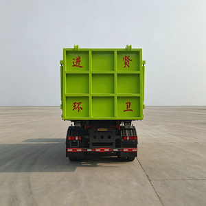Nouveau camion lève-conteneurs à bras articulé SITRAK 6x4 robuste avec bac de support pour le transport des déchets - Product Image 5