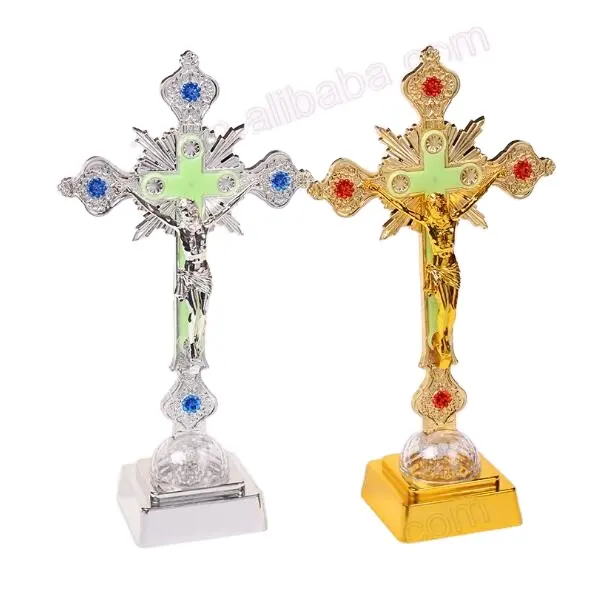 Hot Koop Plastic Led Cross/Crucifix/Juese Cross