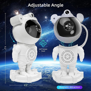 Veilleuse led avec projection de ciel étoilé pour enfant, astronaute, galaxie, accessoire pour chambre à coucher - Product Image 3