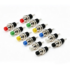 7mm <b>Push</b> <b>Button</b> <b>Switch</b> PBS-110/111 Momentary ON-OFF Micro <b>Switch</b> NO Normally Open NC normally closed Reset <b>Switch</b> - Product Image 1