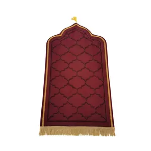 Wholesale Islamic Muslim Prayer Rug Carpet Roll High Quality Prayer Carpet In China Prayer Carpets With Bag