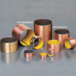 Roulement composite en acier au carbone imprégné d'huile SF-1, diamètre intérieur 3456789... Lubrification à la graisse pour manchon coulissant, haute température - Product Image 3