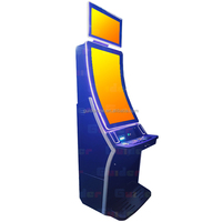 Mesin logam layar lengkung 43 "kustom 2025" Multi 4 in 1 Game Software Lock Link Game