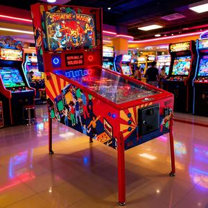 เครื่องเล่นเกมอาร์เคดอิเล็กทรอนิกส์ Baihui Animation ขนาด 43 นิ้ว 4K 4 หน้าจอ แบบหยอดเหรียญ สำหรับศูนย์เกมส์  พร้อมเครื่องเล่นเกมพินบอล - Product Image 1