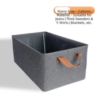 Boîte de rangement pliable portable 20-35L pour vêtements de luxe modernes, avec compartiments, style décontracté