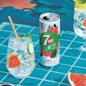 เครื่องดื่มแปลกใหม่ขายดี <span class=keywords><strong>7UP</strong></span> น้ำอัดลมรสเกรปฟรุต โซดาผลไม้ น้ำอัดลม 330 มล. - Product Image 4
