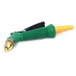 Pistolet à eau de jardin Dzt Dongzhe 6023, pulvérisateur réglable plaqué cuivre vert pour l'irrigation des plantes et le lavage de voitures - Product Image 2