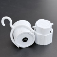 Accessoires LED en plastique pour lampe à vis à capuchon à aiguille partielle allongée LN T8 T5, tube PC, prise d'alimentation, ouverture 30mm, AC 110-265V