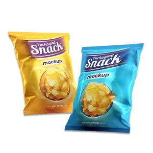 Custom Logo Sachet Bag For Snack Potato Chip Leakproof Durable Mini Potato Chips Packages Custom Mylar Bags