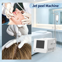 Appareil Jet Peel pour le visage, nettoyage en profondeur des pores, infusion de nutriments pour le cuir chevelu et les racines des cheveux, gestion de la peau par jet d'eau oxygénée haute pression