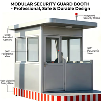 Caseta de Seguridad Personalizable, Portátil, Prefabricada, Moderna, Transpirable, con Estructura de Acero Rectangular, Ecológica