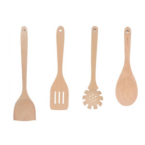 Wooden Spatula Set <b>Small</b> Long Handle Nonstick Cooking Utensils Kitchen <b>Tools</b> - Product Image 2