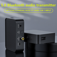 Le nouveau transmetteur BT multifonctionnel 5.0, adaptateur audio BT Hifi, prend en charge la fibre coaxiale, la carte AUXTF