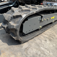 Mini-excavatrice VONTOP 2500 kg 5000 lbs utilisée pour le jardinage
