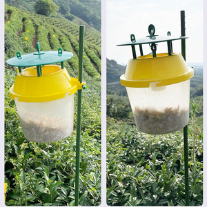 Solid <b>Bucket</b> Trap for Pest Control-Reusable UV-resistant PP <b>Plastic</b> 2L Capacity Eco-friendly Agricultural Insect Trap - Product Image 4