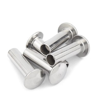 Sıcak satış kafes kafa yarı boru şeklindeki perçinler 2mm 2.5mm 3mm düz kafa yarım Hollow yarı boru şeklindeki perçinler - Product Image 3