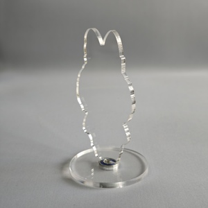 Support acrylique double face personnalisé, plaque rotative transparente, support acrylique transparent, personnage humanoïde, personnage de star, ornement de bureau, cadeau - Product Image 5