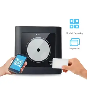 Sistem kontrol akses kode QR WG kode QR pembaca RFID pembaca kartu kontrol akses putar pembaca kode QR - Product Image 1