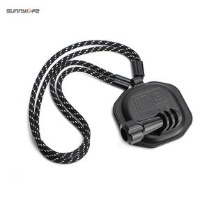 Support magnétique pour caméra d'action Sunnylife, support de cou, support de poitrine, support de caméra de corps, cordon, support POV pour vlog, pour 11/ Insta360 X3 Noir - Product Image 5