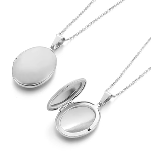 Collier avec pendentif photo ovale personnalisé, plaqué or, acier inoxydable, collier avec pendentif photo personnalisé, <span class=keywords><strong>bijoux</strong></span> minimalistes, sans rouille - Product Image 1