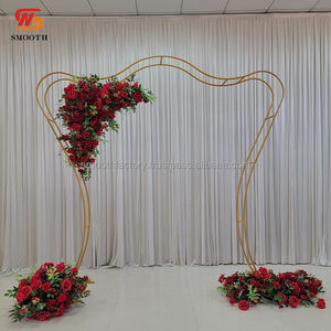 Nuevo Arco de Metal Dorado Desmontable Moderno para Decoración de Bodas y Fiestas de Cumpleaños - Product Image 6