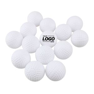 Pelotas de Golf Huecas Resistentes Personalizadas para Práctica en Interiores - Pelotas de Plástico de Entrenamiento Blancas y Multicolores de 40 mm - Product Image 1