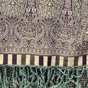 Chal de invierno de Pashmina suave para mujer, chales de gasa hechos a mano, bufanda de Cachemira cálida y elegante - Product Image 1