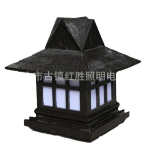Lámpara Solar de Jardín LED con Cuerpo de Plástico y Sensor de Luz, Montaje Semi Empotrado para Iluminación de Paisajes Exteriores - Product Image 1