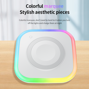 Adaptador de <span class=keywords><strong>cargador</strong></span> magnético Estación de carga inalámbrica portátil de 15W con mosquetón <span class=keywords><strong>Cargador</strong></span> de energía de <span class=keywords><strong>Tipo</strong></span>-<span class=keywords><strong>C</strong></span> de 8 pines - Product Image 4