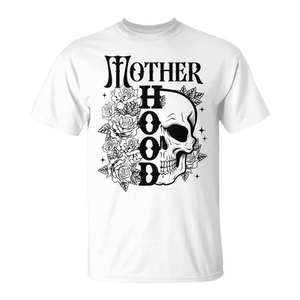 Camiseta gótica con estampado de calavera y rosas para mamá, estilo Motherhood - Product Image 1