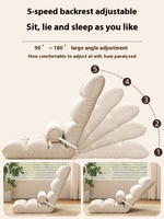 Chaise de canapé paresseux en tissu moderne-Petit dortoir baie vitrée Tatami coussin rempli de haricots pour dormir