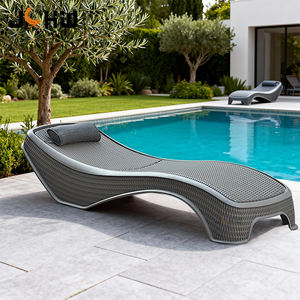 Silla de Playa Moderna de Plástico para Exteriores, <span class=keywords><strong>Tumbona</strong></span> para Jardín, Patio, Hotel, Villa, Piscina, en Oferta - Product Image 3
