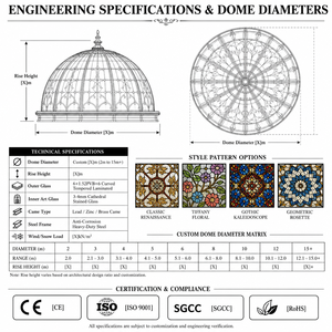 Dôme en vitrail pour plafond d'église, panneau en <span class=keywords><strong>verre</strong></span> artistique coloré sur mesure, décoration de <span class=keywords><strong>cathédrale</strong></span> et de chapelle, vente en gros directe usine - Product Image 6