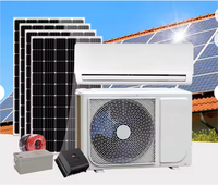 Climatiseur solaire Hor Sale 9000-24000 BTU climatiseur hybride à énergie solaire split facile contrôlé par Wifi