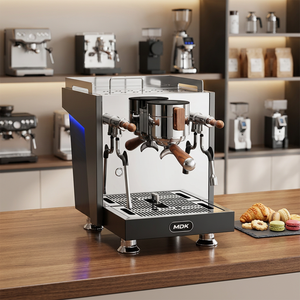 Máquina de Espresso Comercial de Doble Caldera con Bomba Rotativa, Cabezal de Cobre y Acero Inoxidable, Equipo para Hotel, Auto y Bar, 12 Bares, MC-28 - Product Image 2