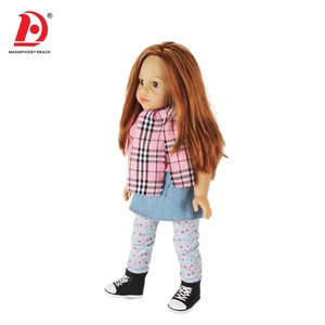 HUADA – poupée en vinyle à cheveux longs de <span class=keywords><strong>18</strong></span> pouces <span class=keywords><strong>pour</strong></span> <span class=keywords><strong>bébé</strong></span>, avec 12 sons - Product Image 3