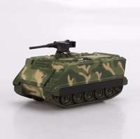 4,5 inç 1:64 Ölçekli Alüminyum Alaşımlı Döküm Özel Yapım Oyuncak Araba Modeli Çocuklar İçin Tank ve Arazi Aracı 110V Hediye
