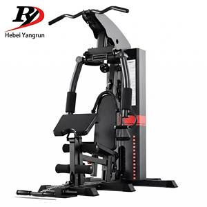 Máquina de <span class=keywords><strong>Gimnasio</strong></span> Multifuncional para el Hogar: Lat Pulldown, Press de Pecho, Pec Fly, Leg Developer, con Pila de Pesas y Construcción de Acero Reforzado - Product Image 1