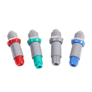 Renkli İtmeli Çekmeli Yüksek Kaliteli PAG PKG P Serisi Plastik Tıbbi Konnektör 2 3 4 5 6 7 8 9 10 14 Pinli İtmeli Çekmeli Fiş Soket - Product Image 1