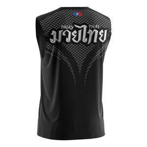 Maillot de sport décontracté à séchage rapide et confortable pour la boxe thaïlandaise, idéal pour l'été et les activités de plein air - Product Image 4
