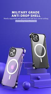 WOWCASE Étui magnétique étanche antichoc pour <span class=keywords><strong>iPhone</strong></span> 15 Ultra 14 Plus 13 12 <span class=keywords><strong>11</strong></span> <span class=keywords><strong>Pro</strong></span> Max <span class=keywords><strong>Chargeur</strong></span> sans fil avec protection d'angle - Product Image 5