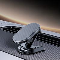 Produits Phares 2026 : Support Téléphone Voiture Magnétique Puissant Pliable Universel en Alliage de Zinc pour Accessoires de Téléphone Portable (OEM)