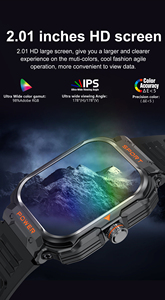 Chất Lượng Cao Thể Thao Thông Minh Đồng Hồ 2 Trong 1 Hỗ Trợ NFC 2.01 Inch Heart Rate Tập Thể Dục Bt Cuộc Gọi T55 Reloj Thông Minh Đồng Hồ Với Earbuds - Product Image 3