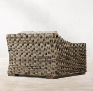 เฟอร์นิเจอร์กลางแจ้งทันสมัยสำหรับทุกสภาพอากาศ,เก้าอี้โซฟาเดี่ยววางแขนเอียงต่ำสำหรับสวน - Product Image 3