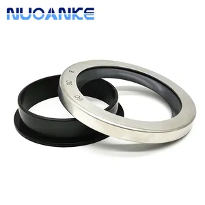 Single Double Lip PTFE Shaft Seal Stainless Steel PTFE Lip Oil Seal Screw Air Compressor PTFE Oil Seal