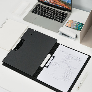 Deli Folder Board A4 Double Strong Clamp Writing Board Horizontal Vertical Test Paper Holder Office Stationery - Product Image 1