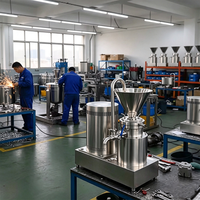 Machine industrielle robuste pour la fabrication de beurre de cacahuète, moulin à sésame, pistache, noisette, moulin colloïdal professionnel