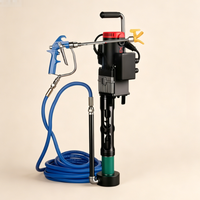 Pulvérisateur de mastic haute pression multifonctionnel, machine de pulvérisation de revêtement imperméable industrielle pour la construction de murs en pâte de ciment