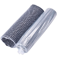 Tuyau flexible ignifuge haute flexibilité, résistant à la chaleur, conduit de ventilation en PVC, conduit flexible en tissu, personnalisable