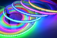 Bande LED COB RGBWW IC 784 LED/m, ruban LED adressable SPI couleur de rêve, DC24V WS2814